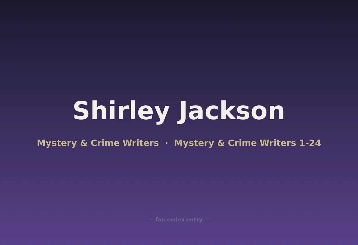 Shirley Jackson